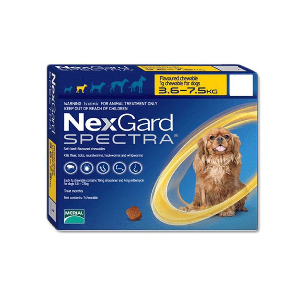 Nexgard Spectra 3.6-7.5 Kg 1 Comp