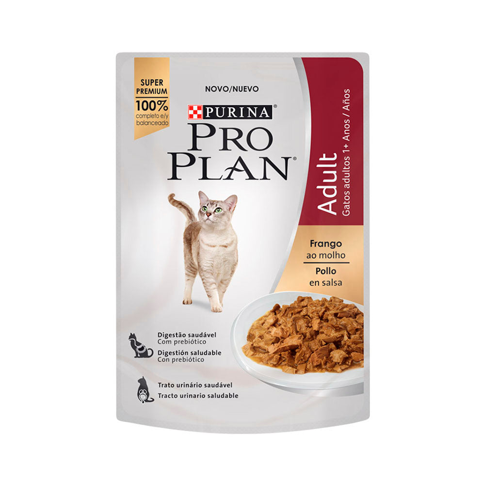 Sachet Pro Plan Gatos Ad Pollo 85 Grs