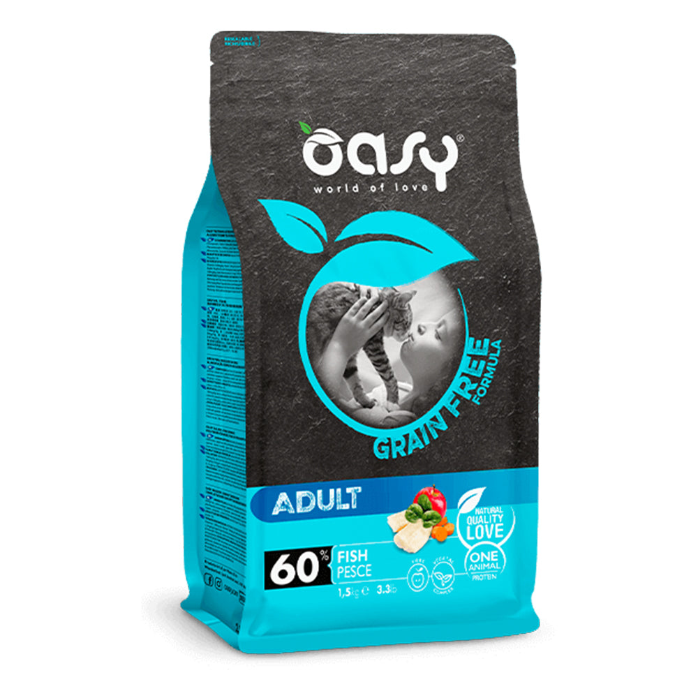 Oasy Gatos Grain Free Adultos Fish