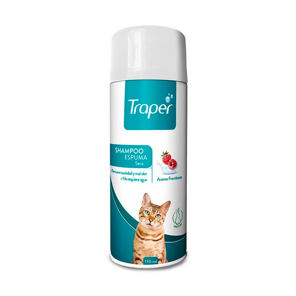 Traper Espuma Seco Gatos 170 Ml
