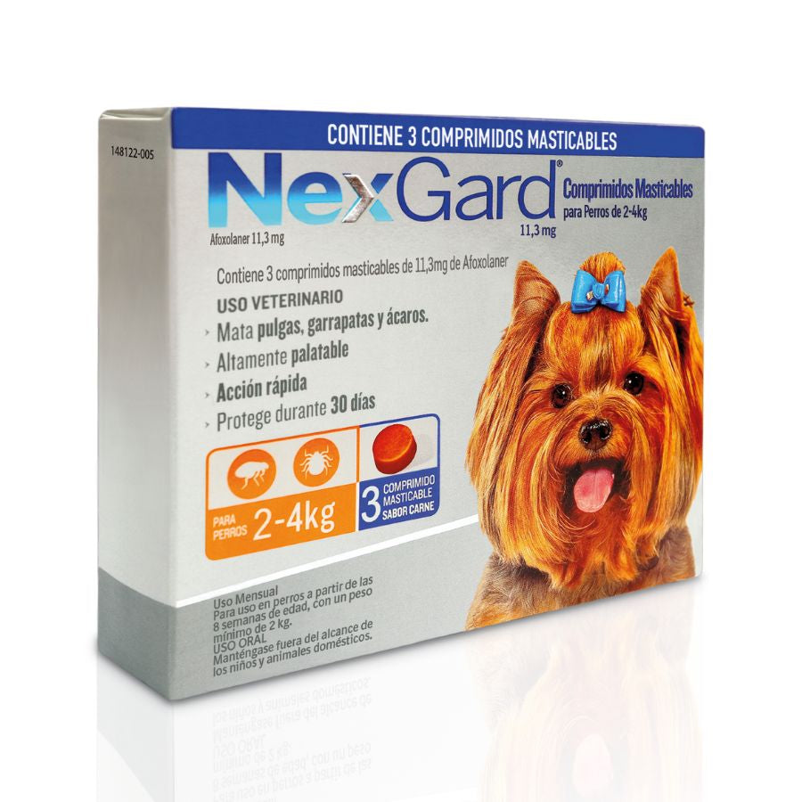 Nexgard Caja 3 Unid 2-4 Kg
