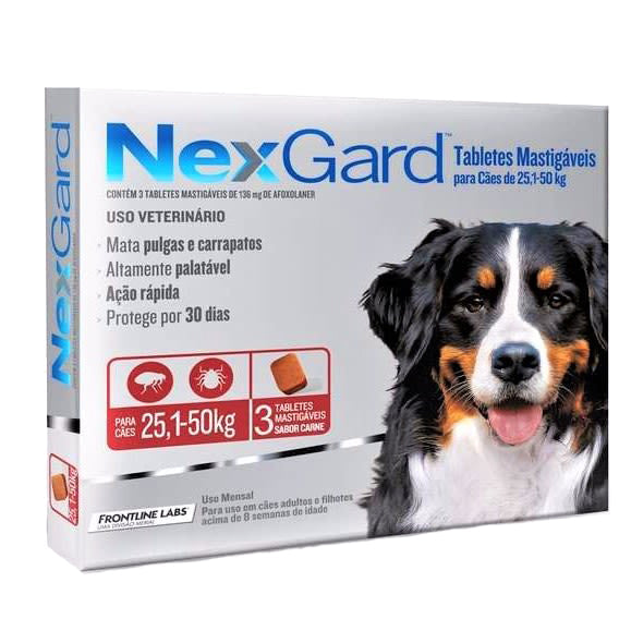 Nexgard Caja 3 Unid 25-50 Kg