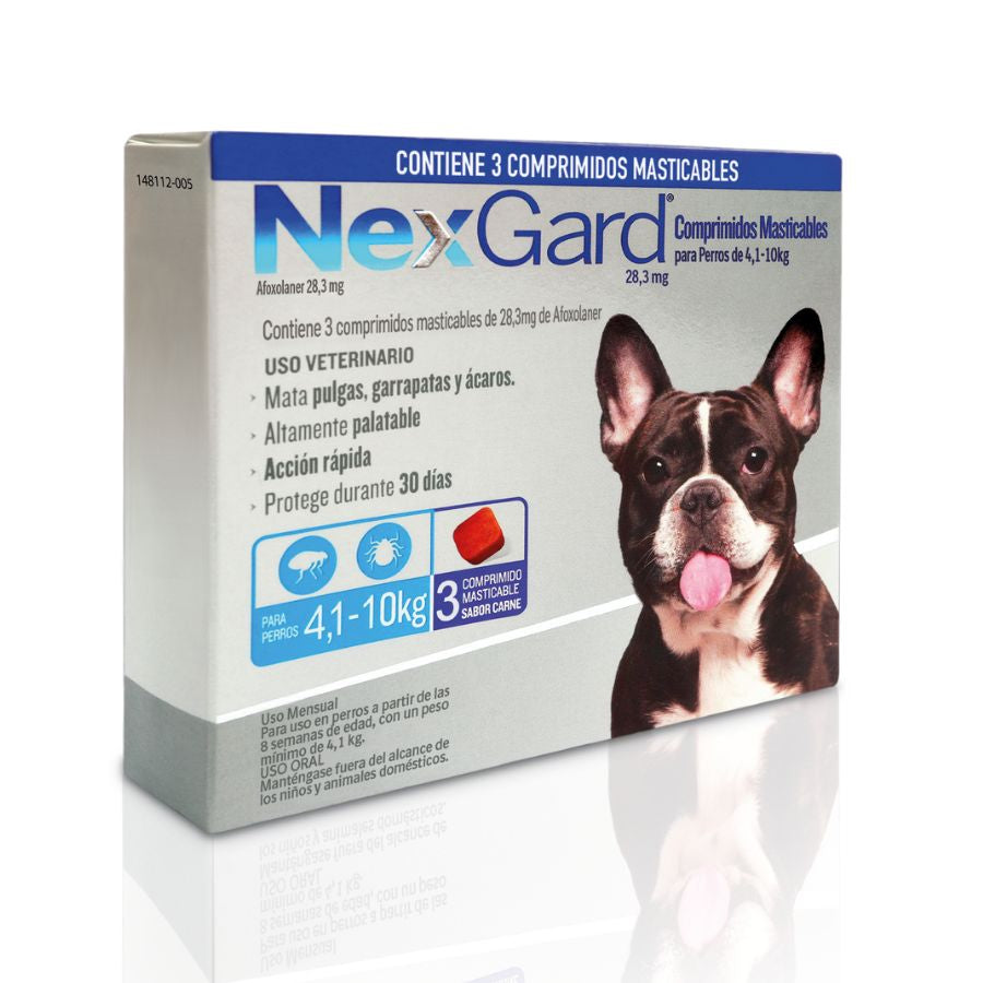 Nexgard Caja 3 Unid 4-10 Kg