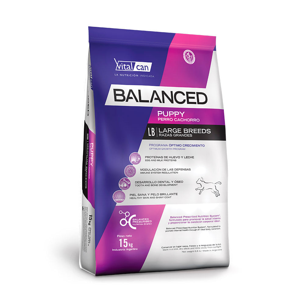 Balanced Perros Cach Rza Grande 15 Kg