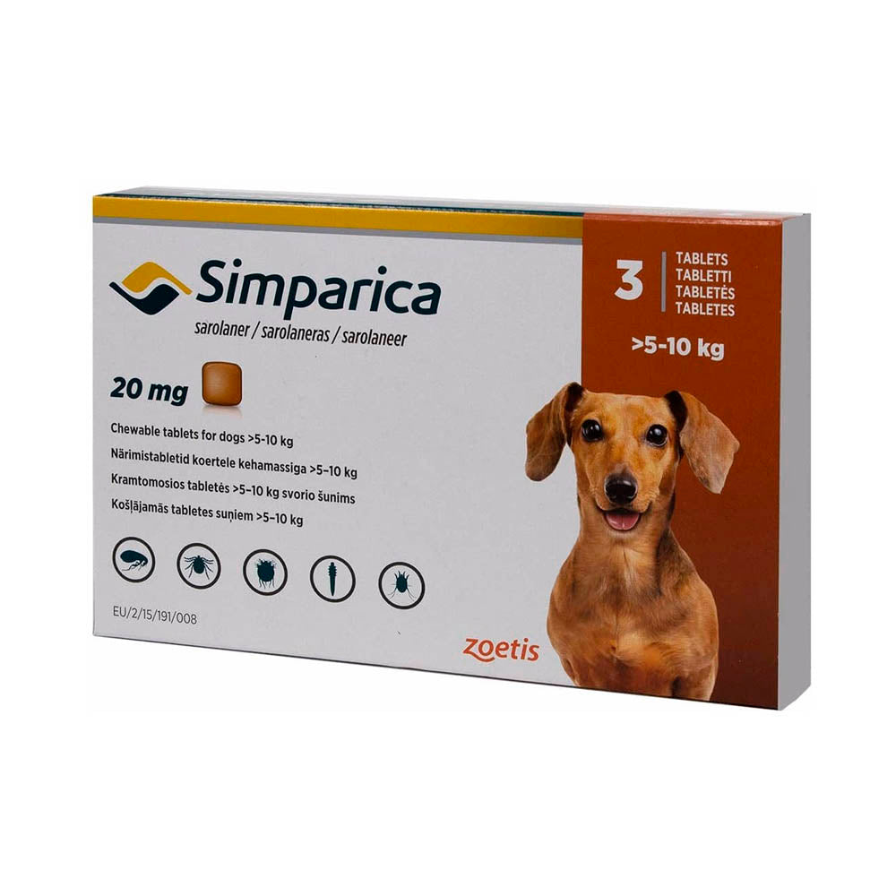 Simparica 5-10 Kg X 3 Comp