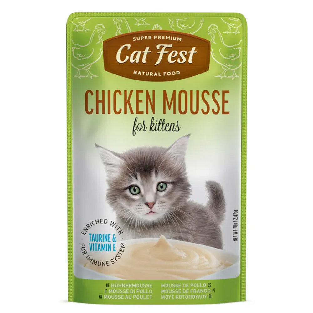 Cat Fest Mousse De Pollo Kitten 70 Gr