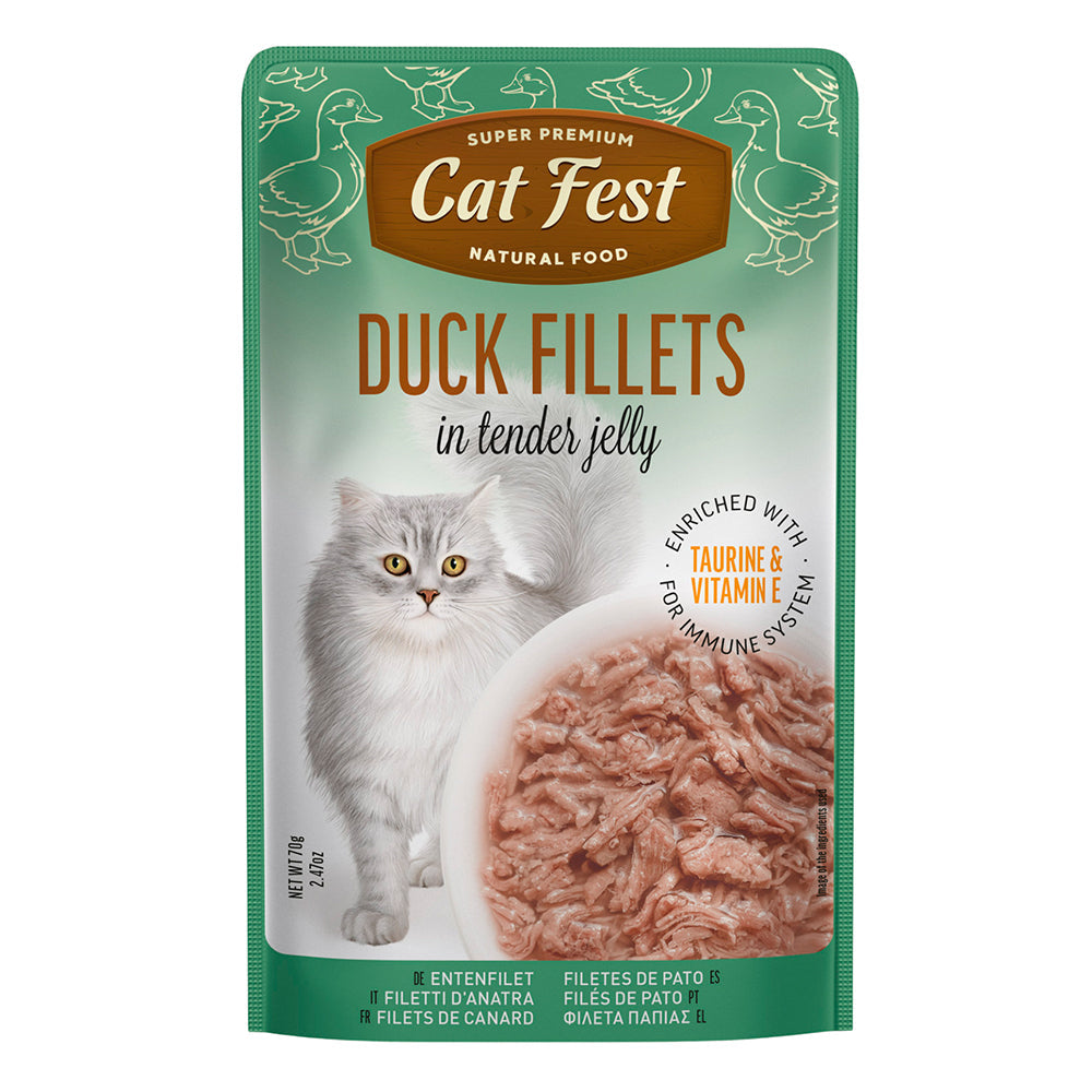 Cat Fest Filete De Pato 70 Gr
