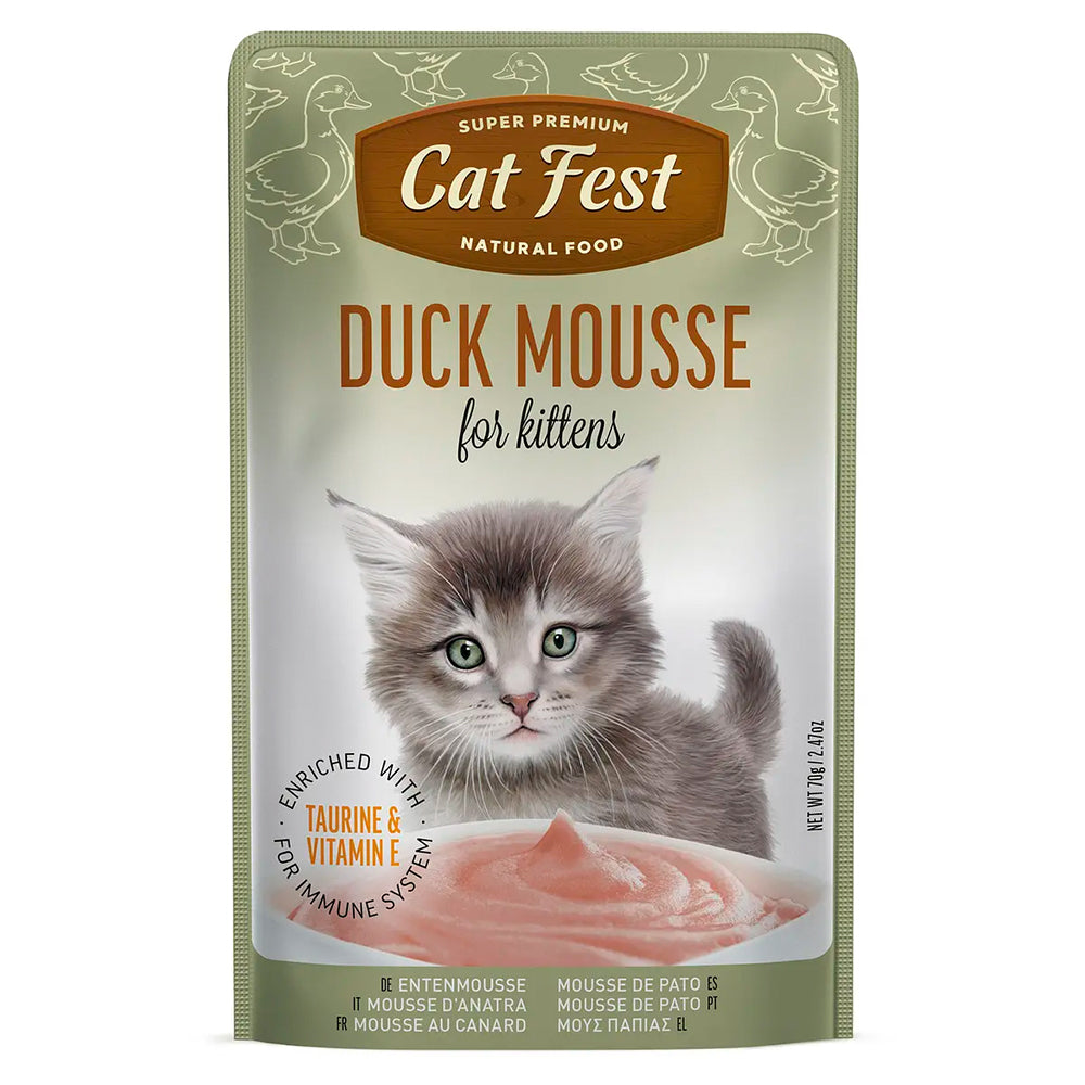 Cat Fest Mousse De Pato Kitten 70 Gr