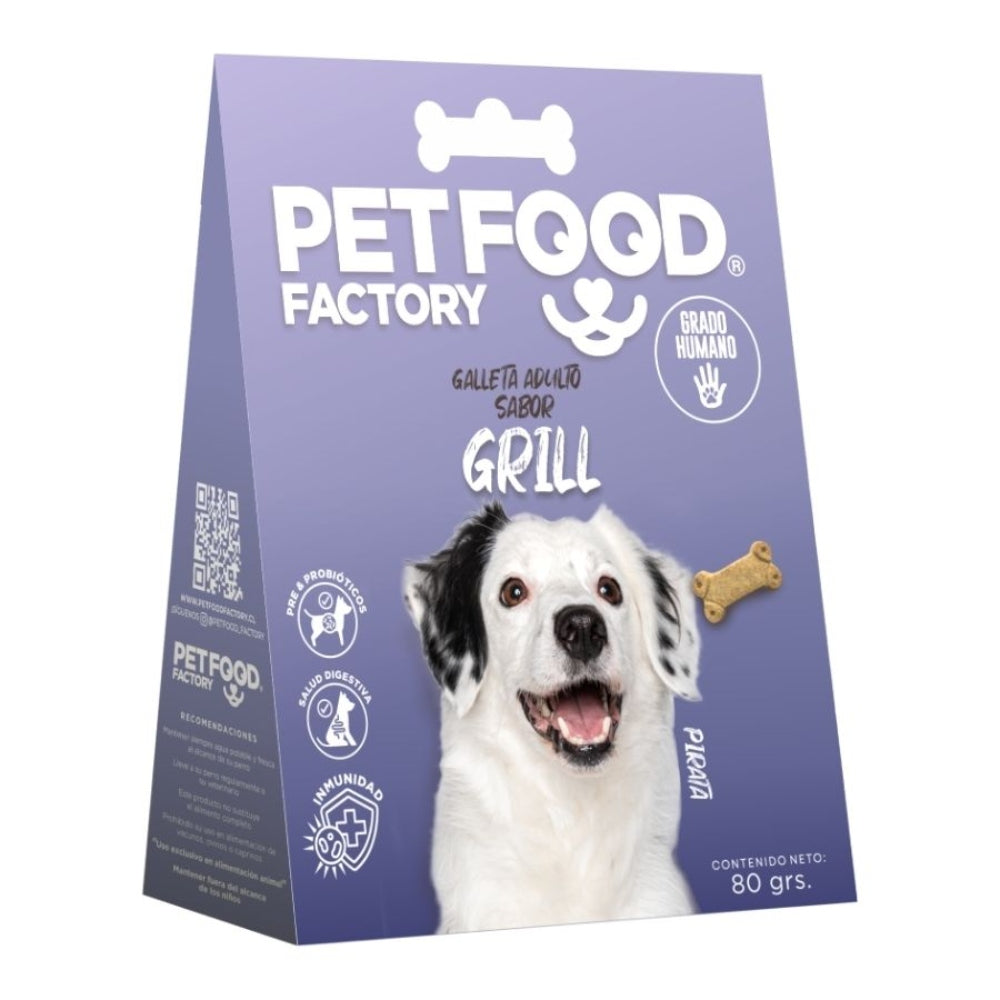 Pet Food Galleta Hueso Adultos Grill 80 Gr
