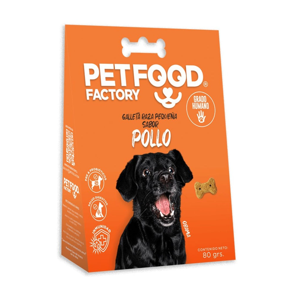 Pet Food Galleta Huesito Rza Peq Pollo 80 Gr