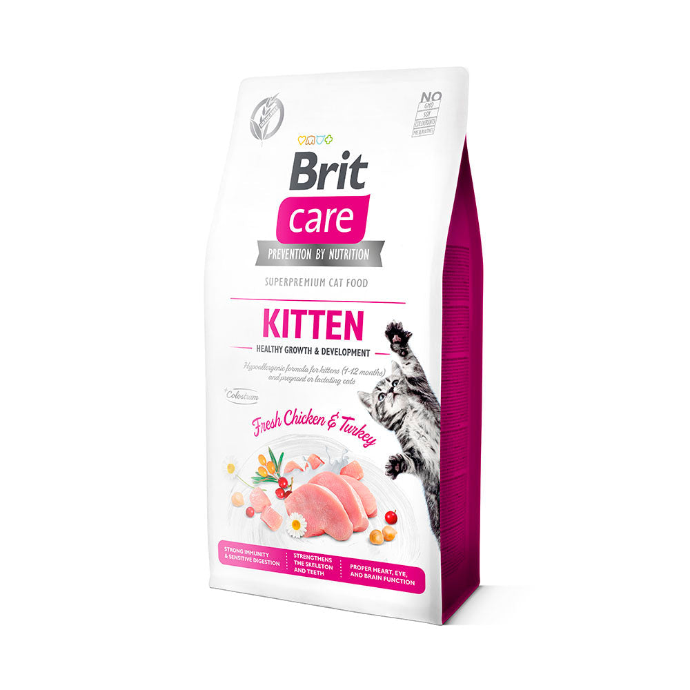 Brit Care Cat Grain Free Kitten Healthy G&D 7 Kg