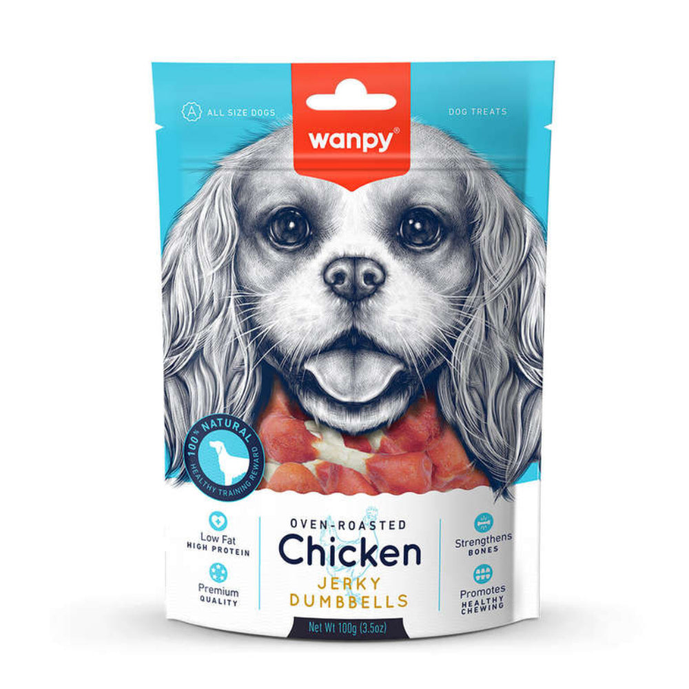 Snack Wanpy Soft Chicken Carrots Jerky Strips 100