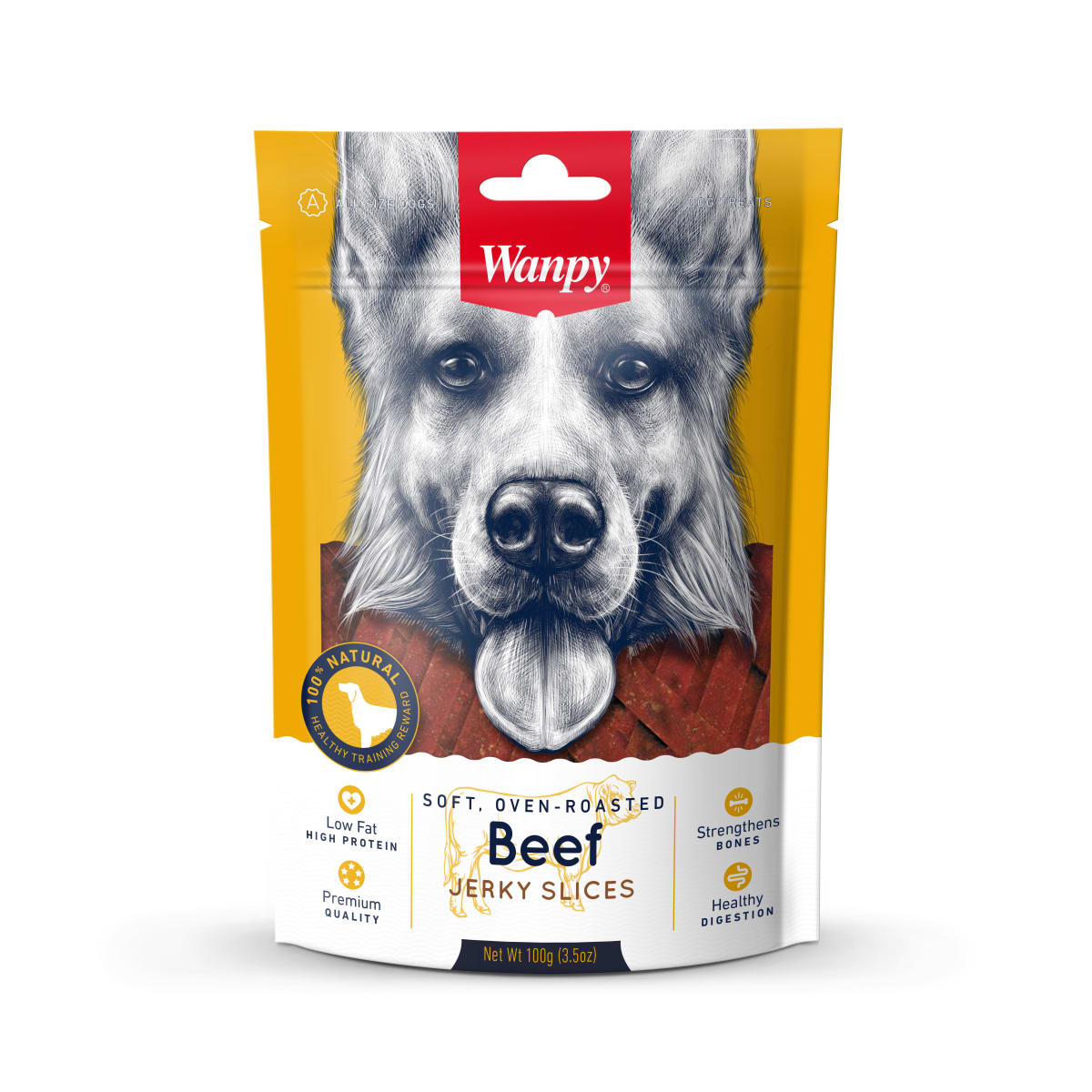 Snack Wanpy Soft Beef Jerky Slices 100 Gr