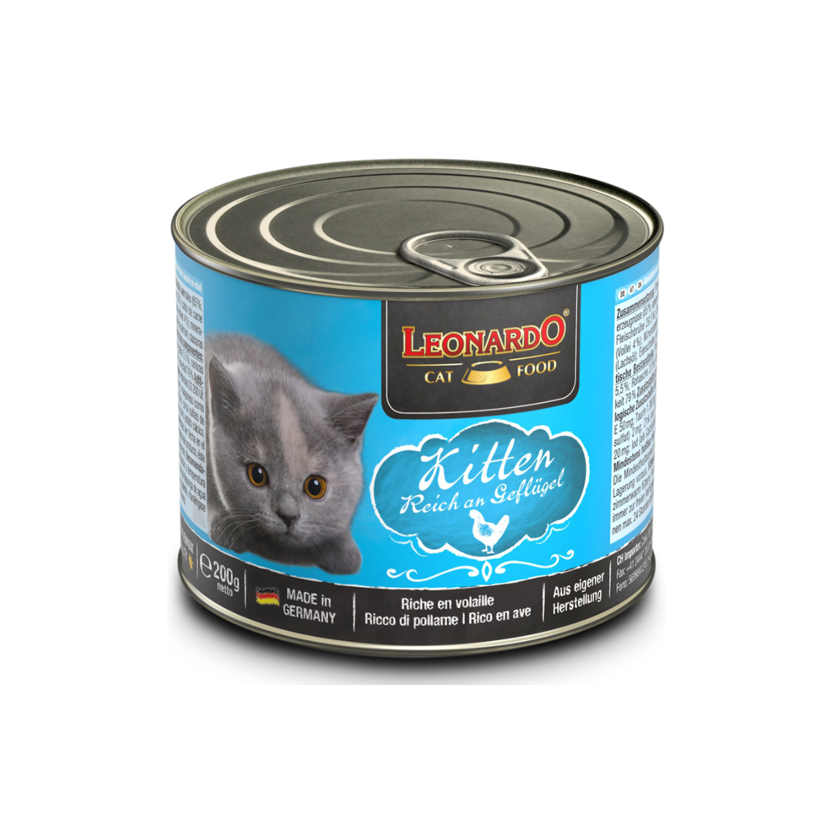 Lata Leonardo Kitten 200 Grs