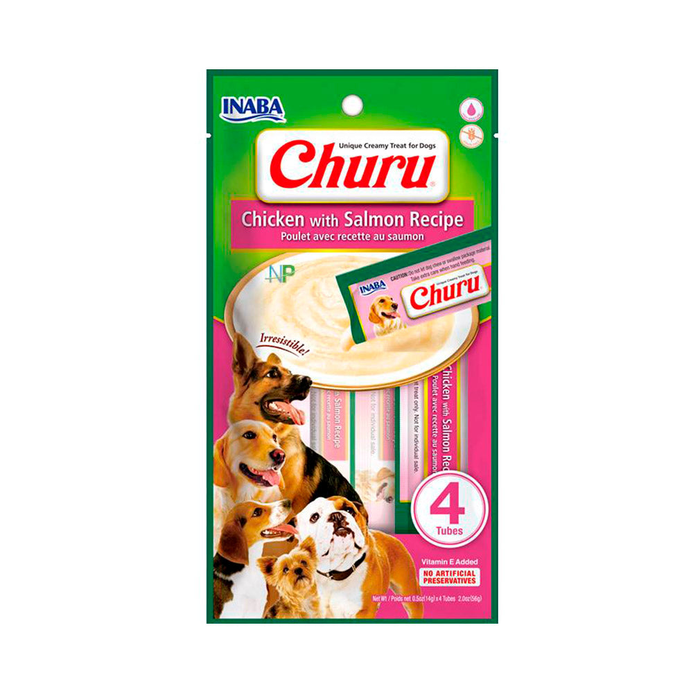 Churu Perros 4P Pollo y Salmon