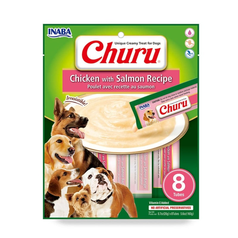 Churu Perros 8P Pollo y Salmon