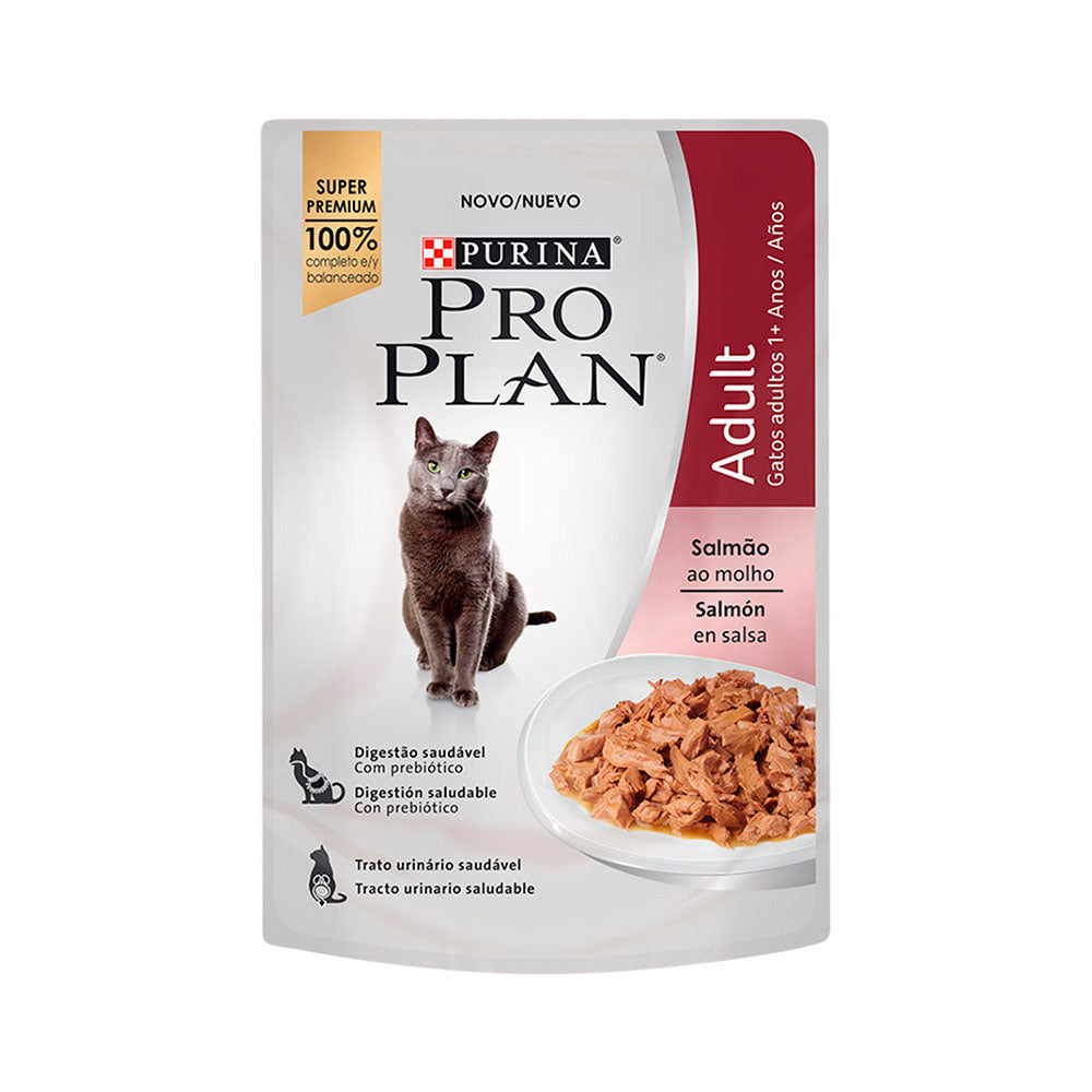 Sachet Pro Plan Gatos Ad Salmon 85 Grs