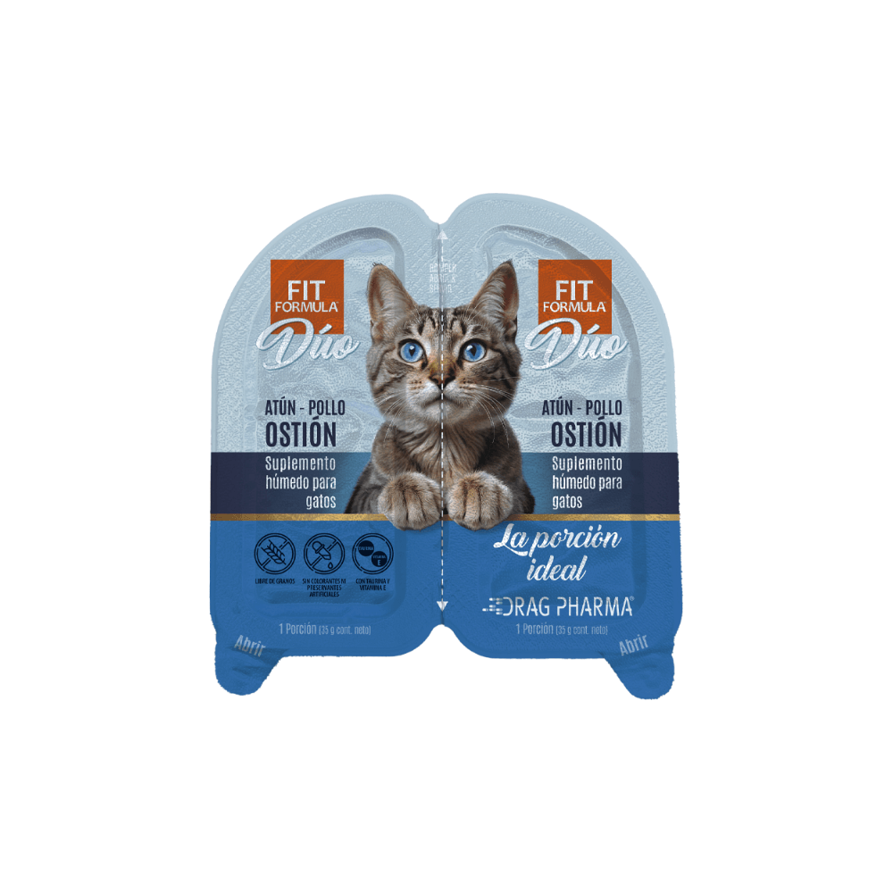 Snack fit duo atun-pollo-ostion  32 gr x 2 unidades