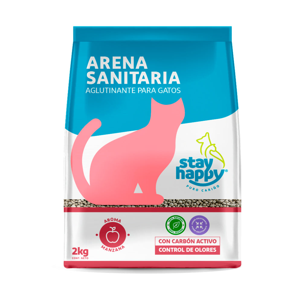 Arena Stay Happy Aglut Manzana