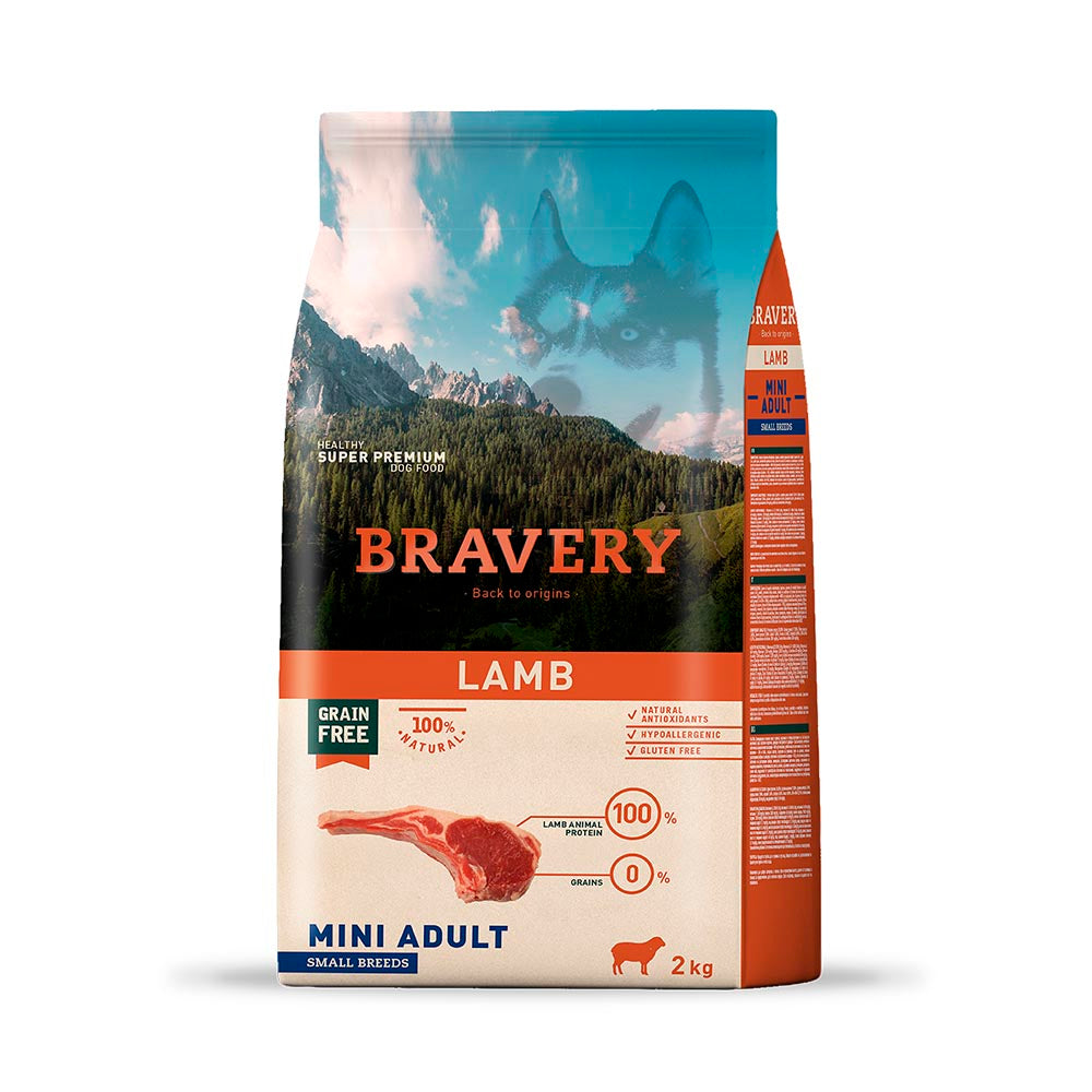 Bravery Adultos Lamb Small 2 Kg