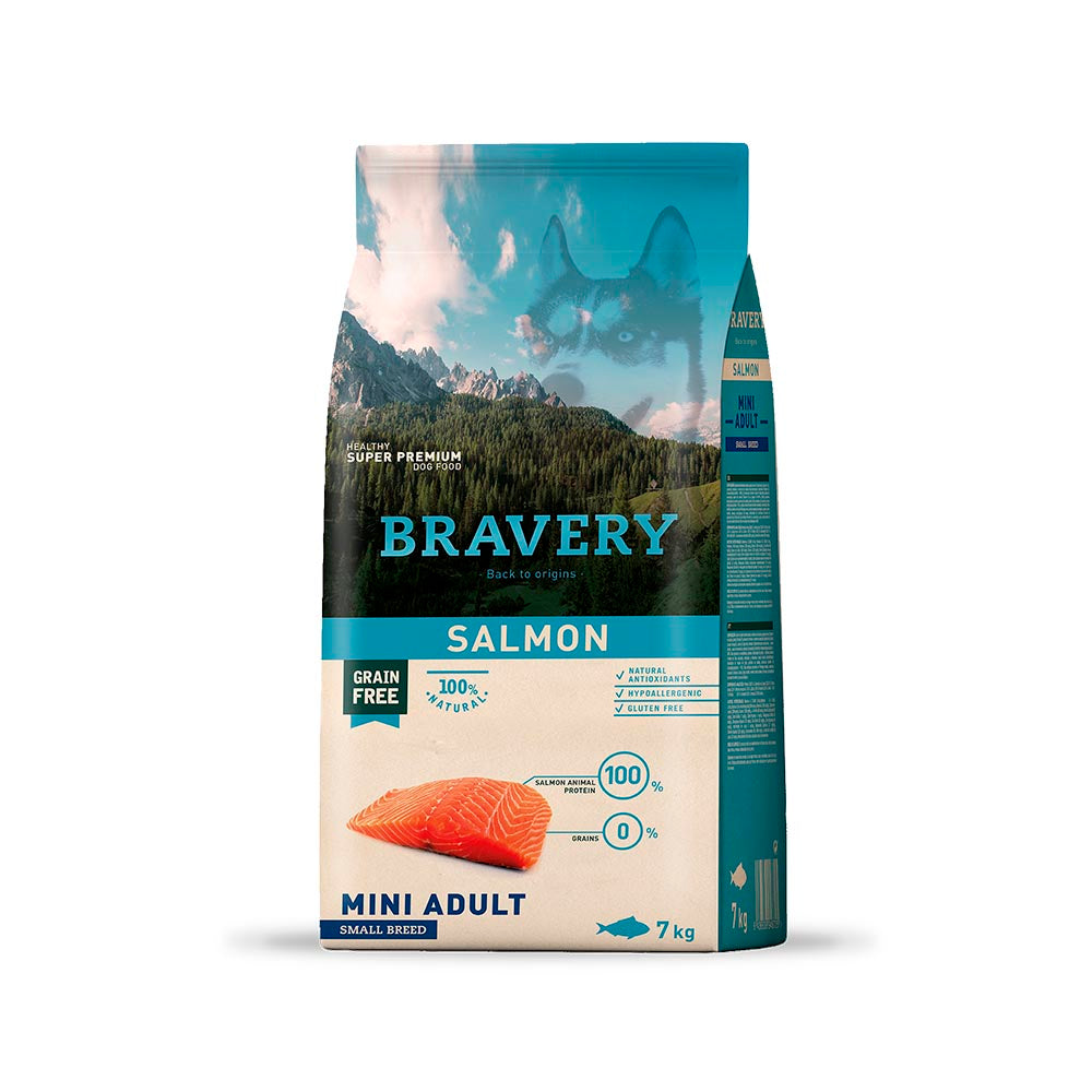 Bravery Adultos Salmon Small 7.5 Kg