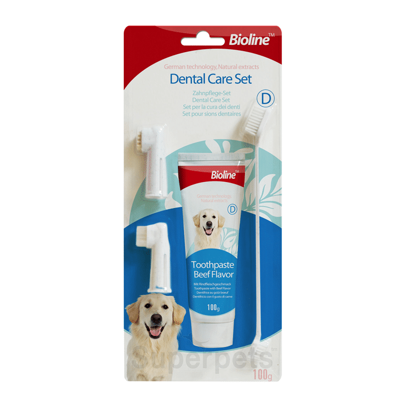BIOLINE PASTA DIENTE KIT PERRO