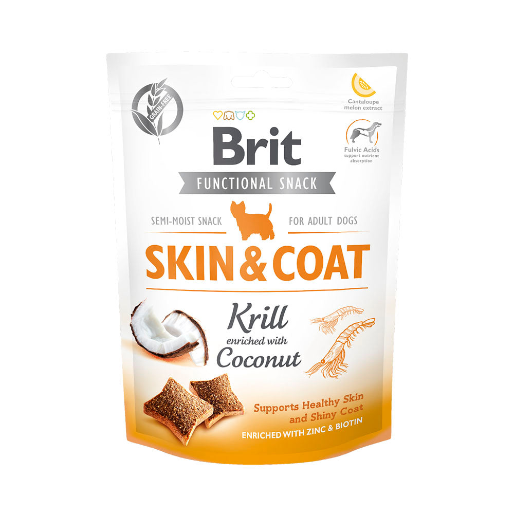 Brit Functional Snack Skin & Coat 150 Gr