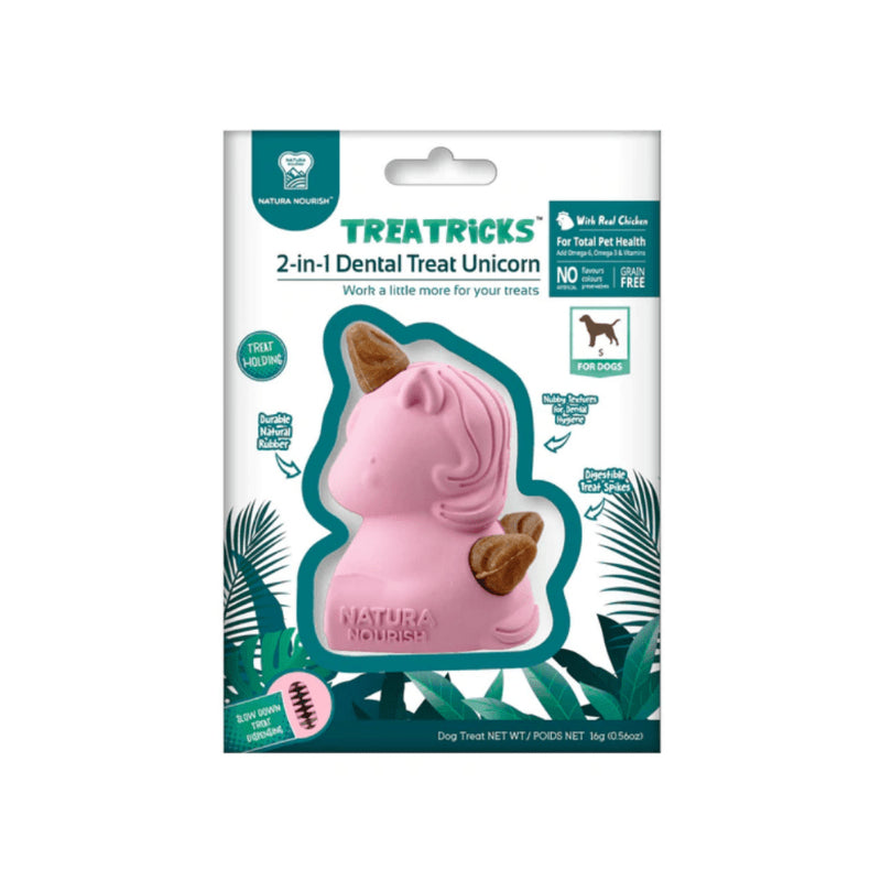 Pet Treat 2 En 1 Dental Unicornio Sabor Pollo