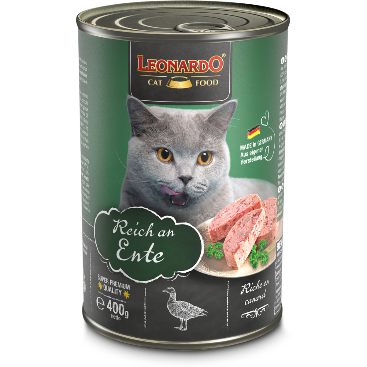 Lata Leonardo Pato 400 Grs