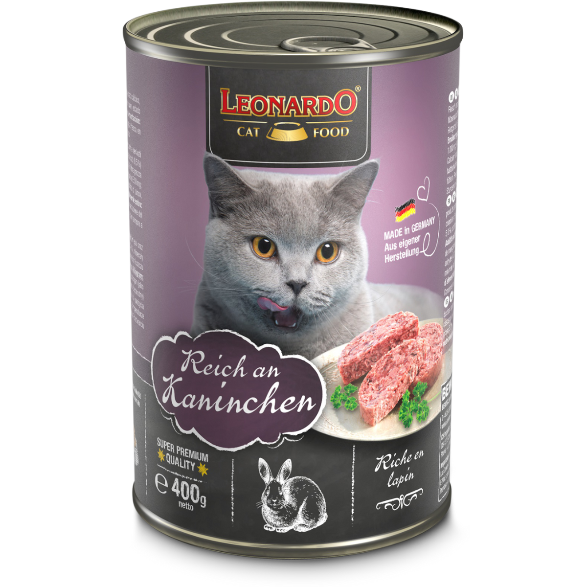 Lata Leonardo Conejo 400 Grs