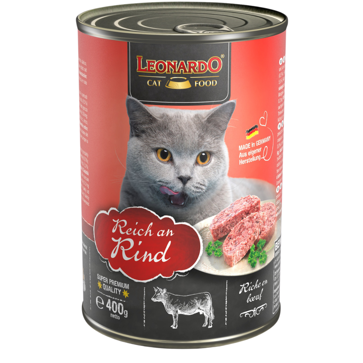 Lata Leonardo Ternera 400 Grs