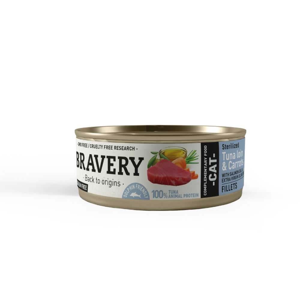 Lata Bravery Tuna And Carrots Sterilized Cat 70 Gr