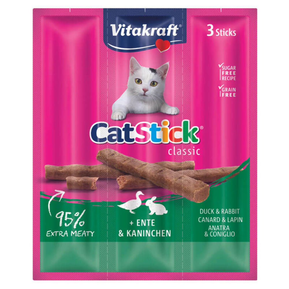 Snack Vitakraft Cat Stick Conejo y Pato