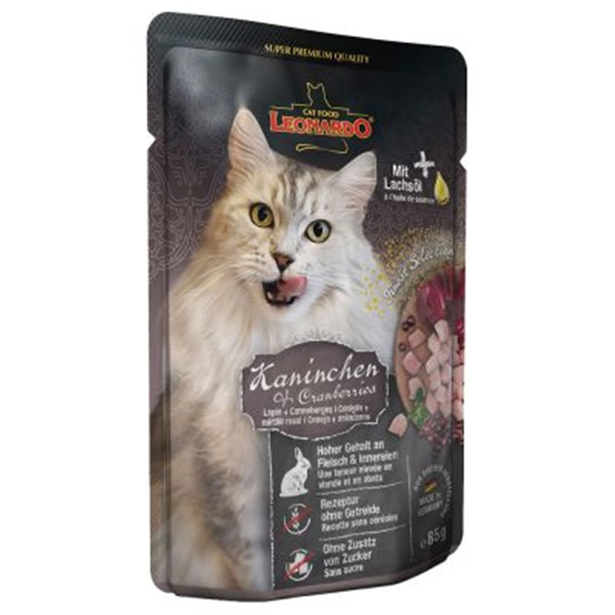Sachet Leonardo Conejo y Arandano 85 Grs