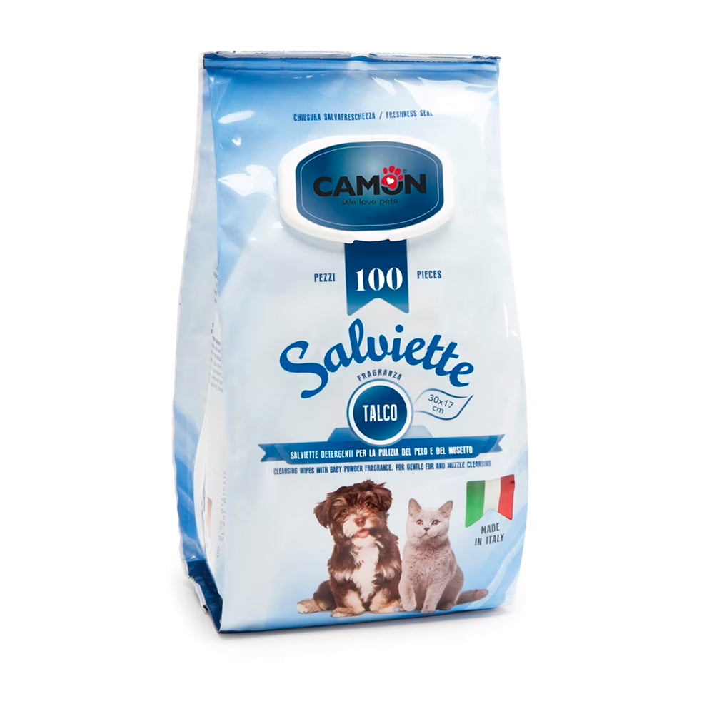 Toallitas Humedas Talco 100 Unid