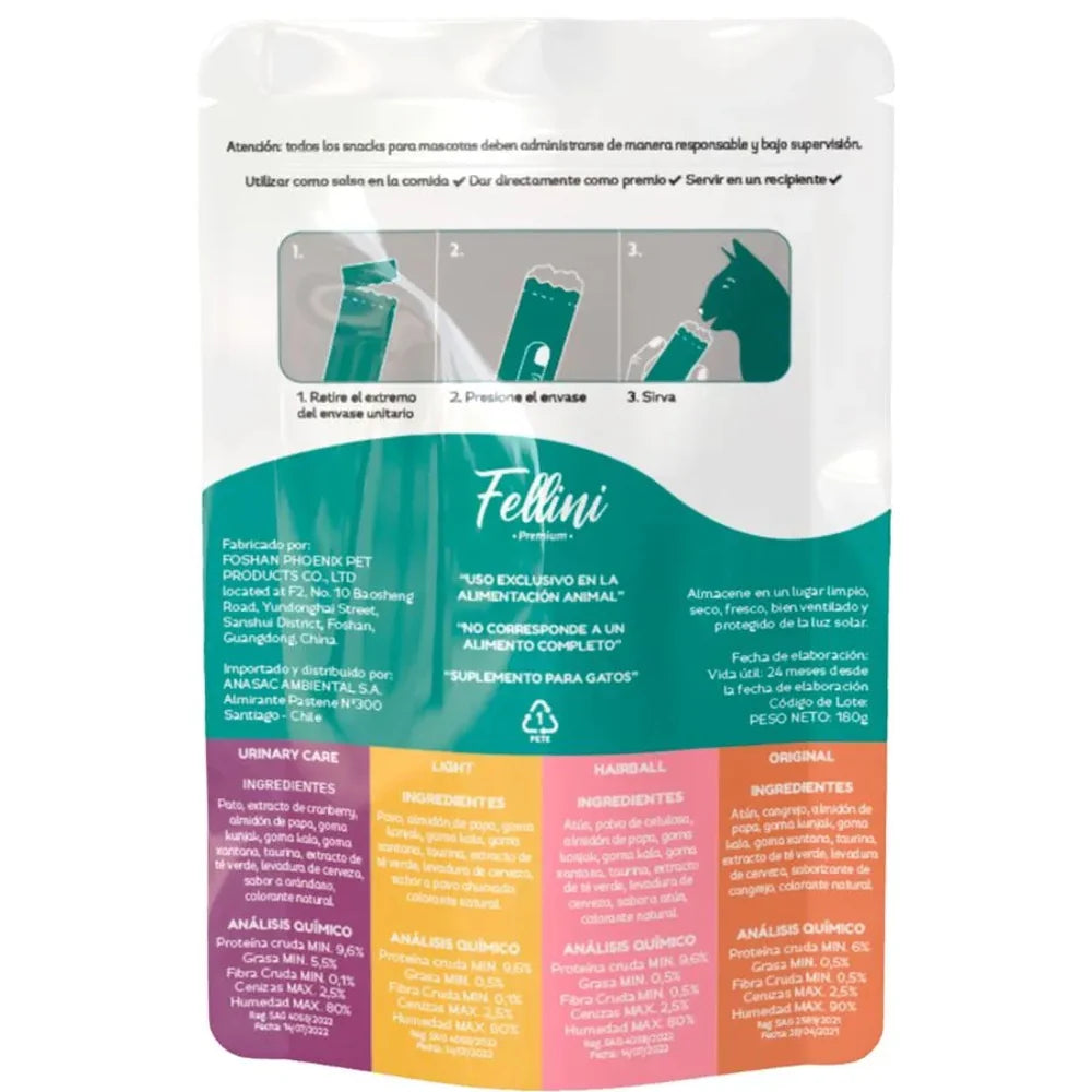 Snack creamy Fellini mix 12 unidades