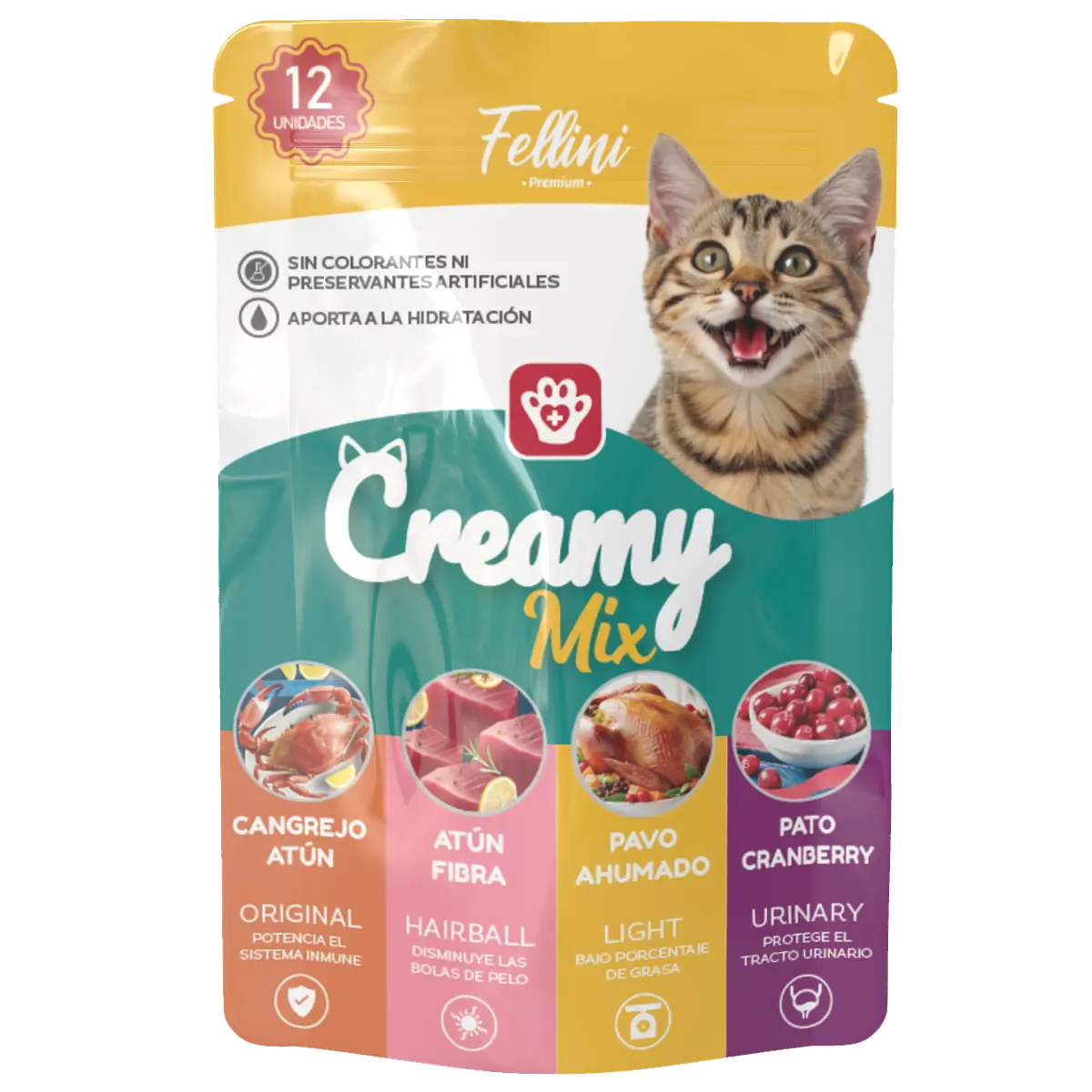 Snack creamy Fellini mix 12 unidades