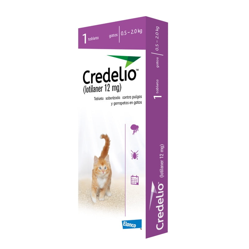Credelio gato hasta 2 kg x 1 comprimido