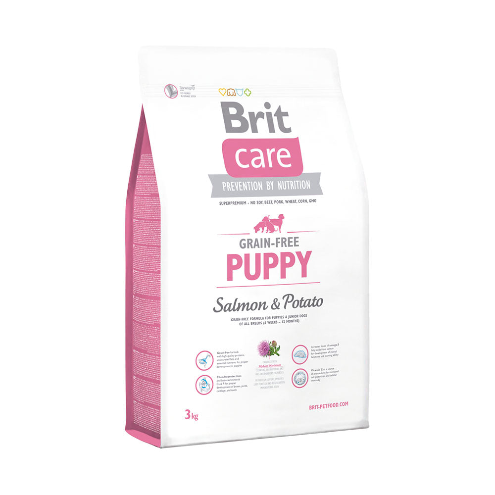 Brit Care Grain Free Puppy Salmon 3 Kg.