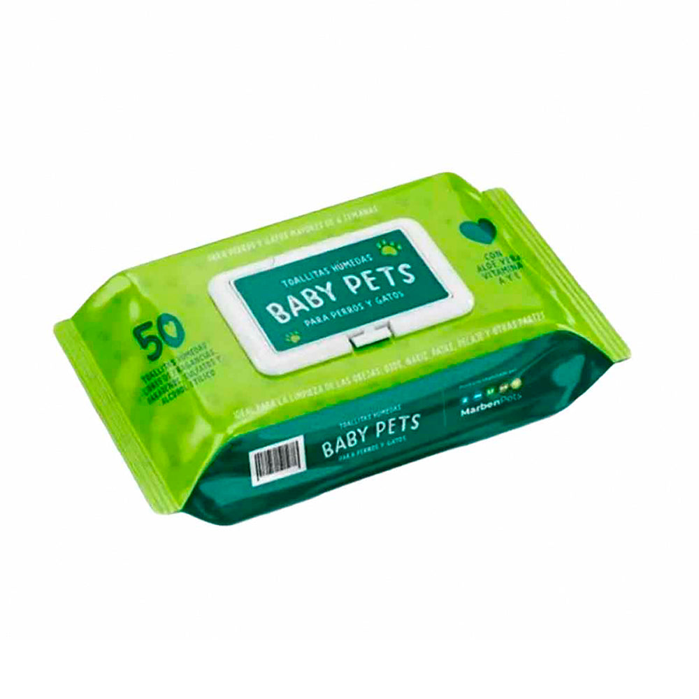 Toallitas Humedas Baby Pets 50U