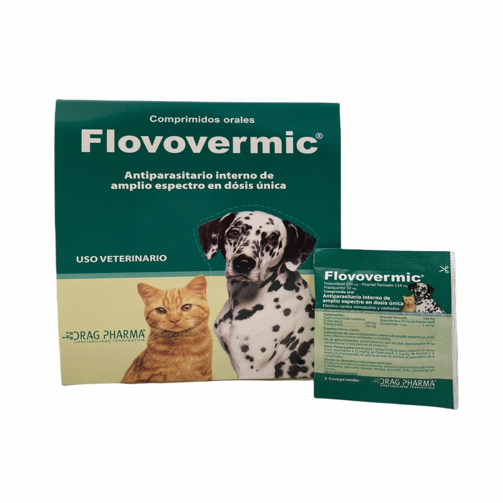 Flovovermic 1 Comprimido 10 Kg.