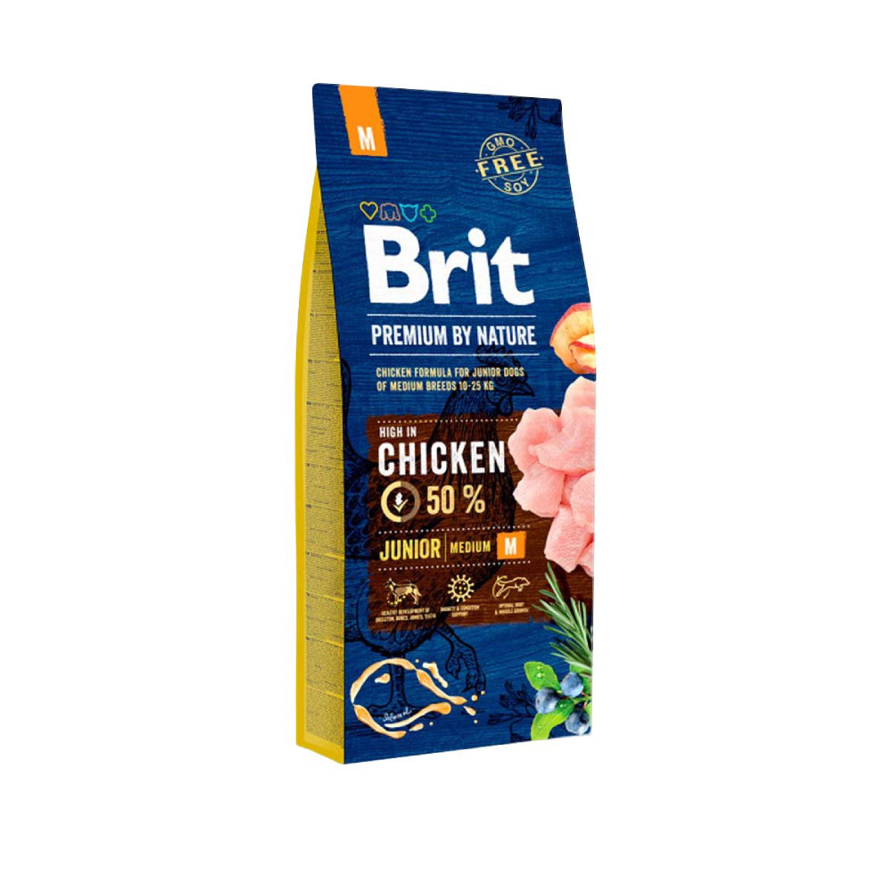 Brit Premium By Nature Junior Medium 15 Kg
