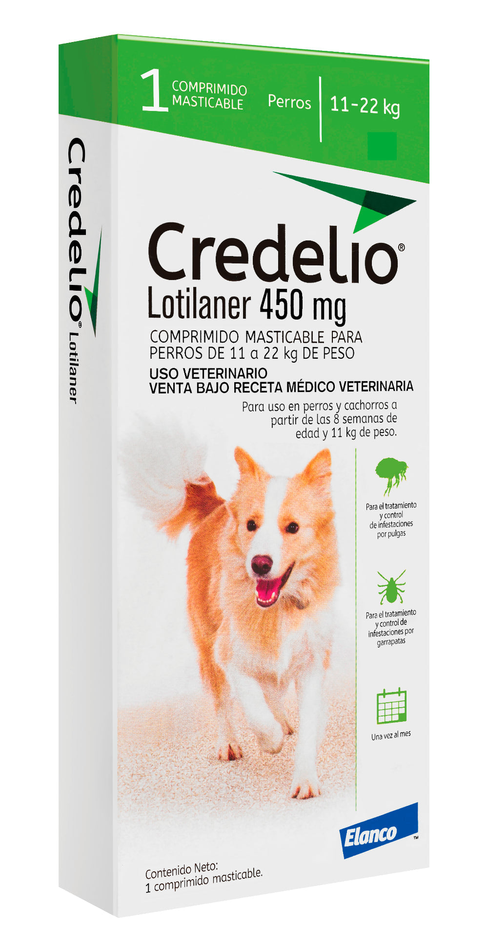 Credelio 11-22 Kg X 1 Comp