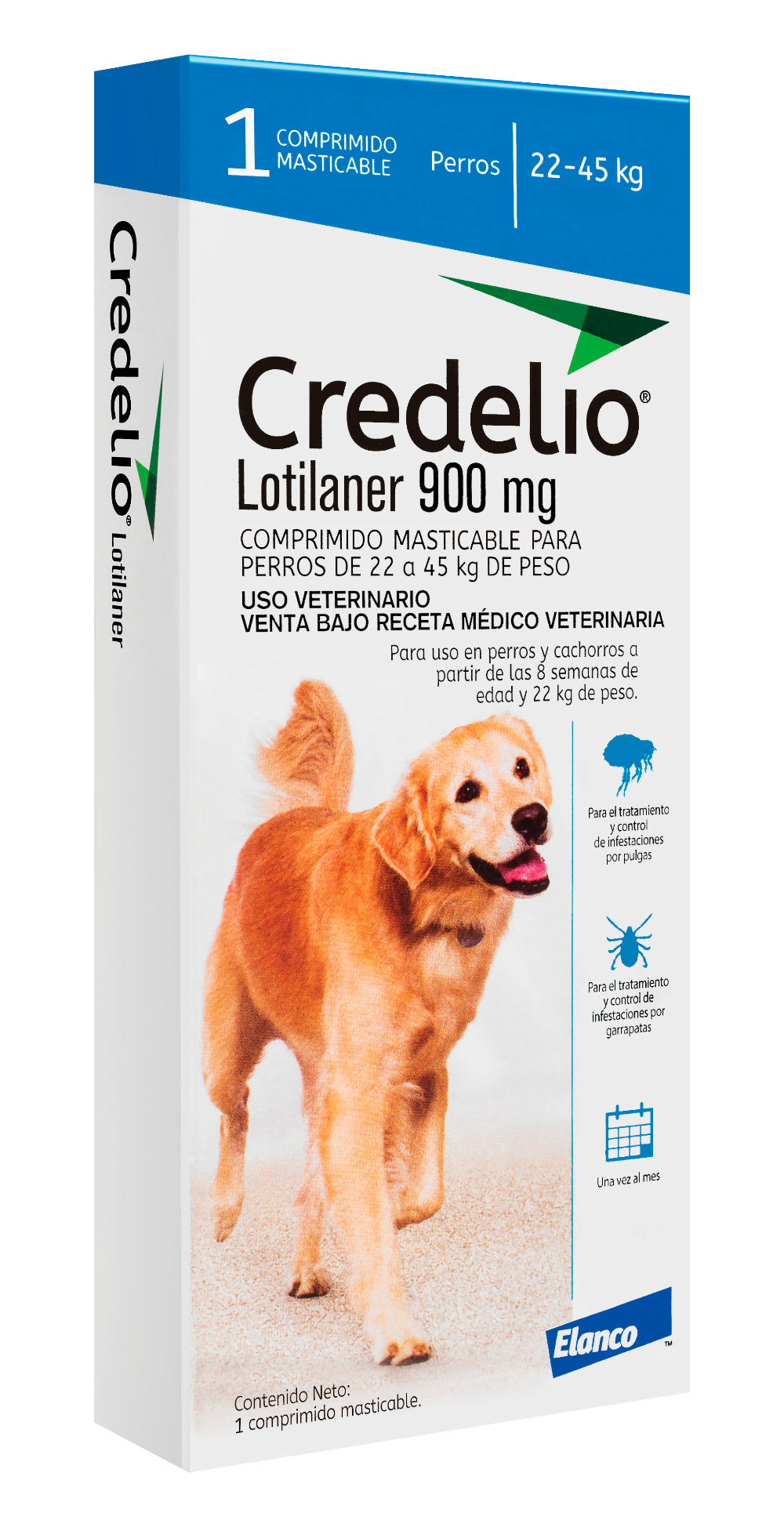 Credelio 22-45 Kg X 1 Comp