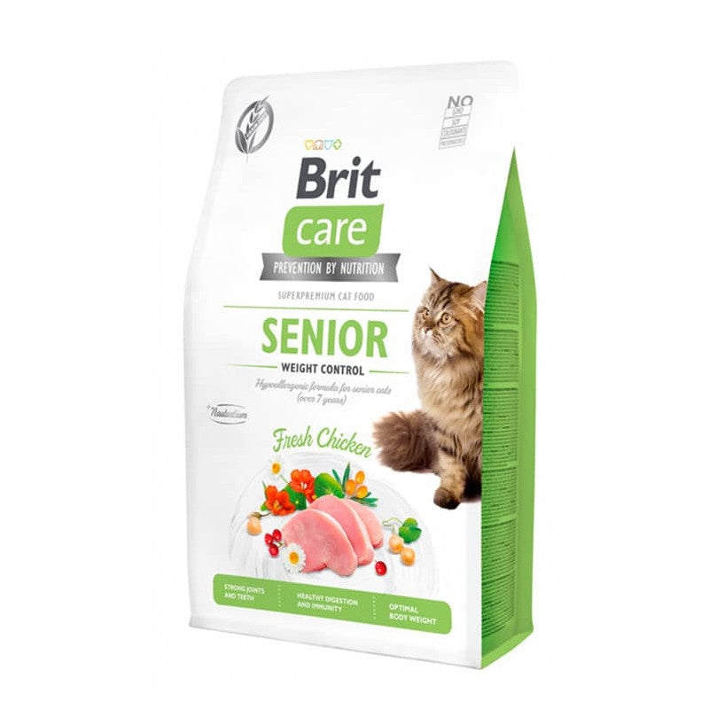 Brit Care Cat Grain Free Senior Weight Control 7 Kg