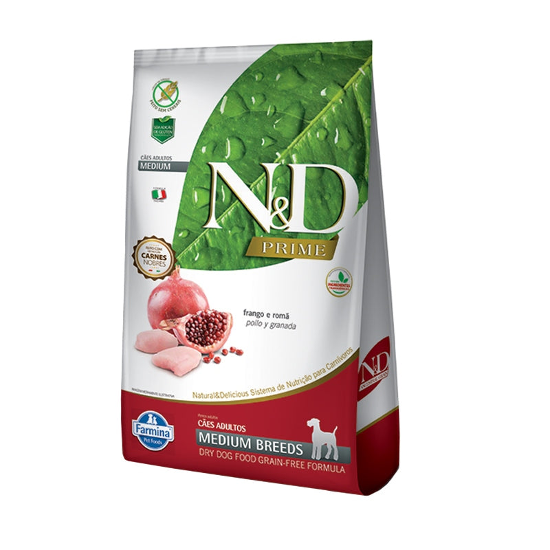 N&D Prime D Ad Medium Frango 10 Kg