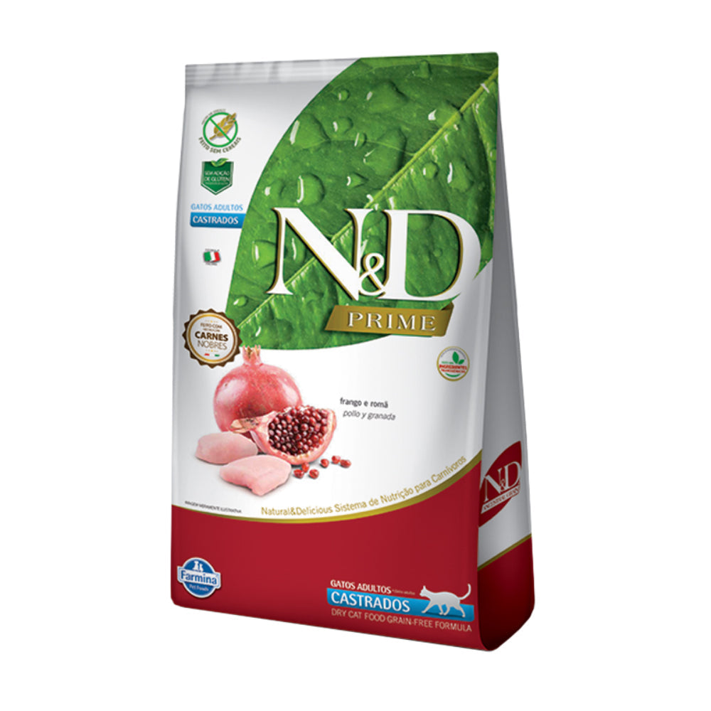 N&D Prime F Adultos Castrado Frango 1.5 Kg