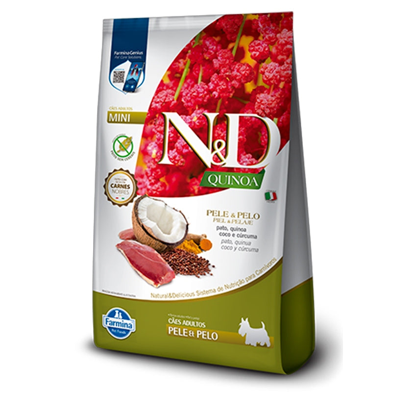 N&D Quinoa D Ad Skin & Coat Pato 2.5 Kg