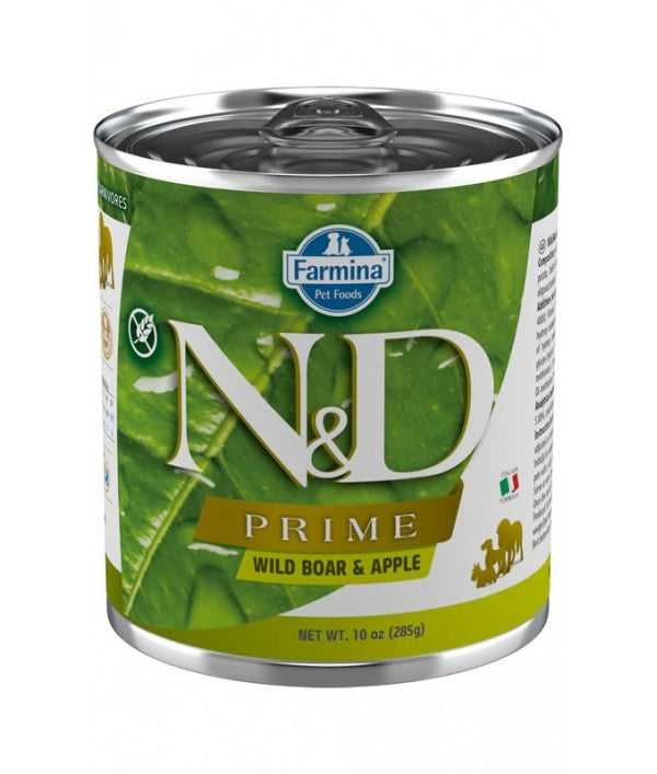 Lata N&D D Prime Wild Boar & Apple 285 Gr