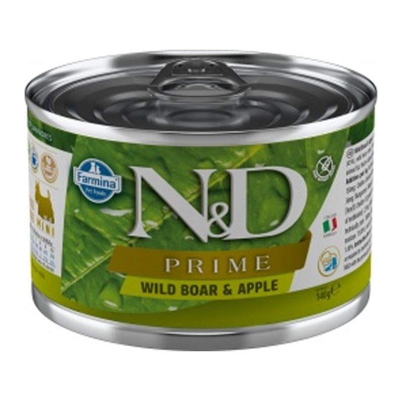 Lata N&D D Prime Wild Boar & Apple 140 Gr